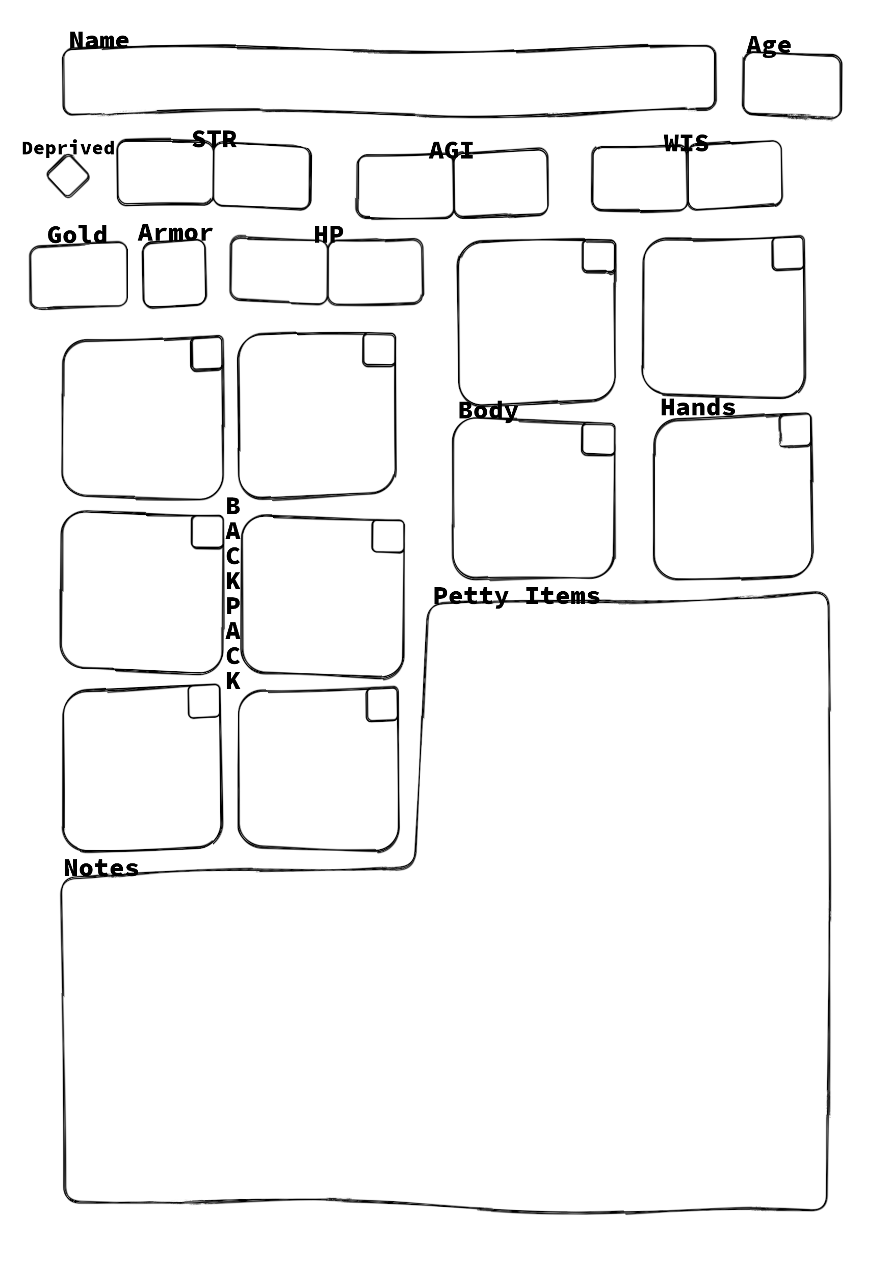 Character Sheet